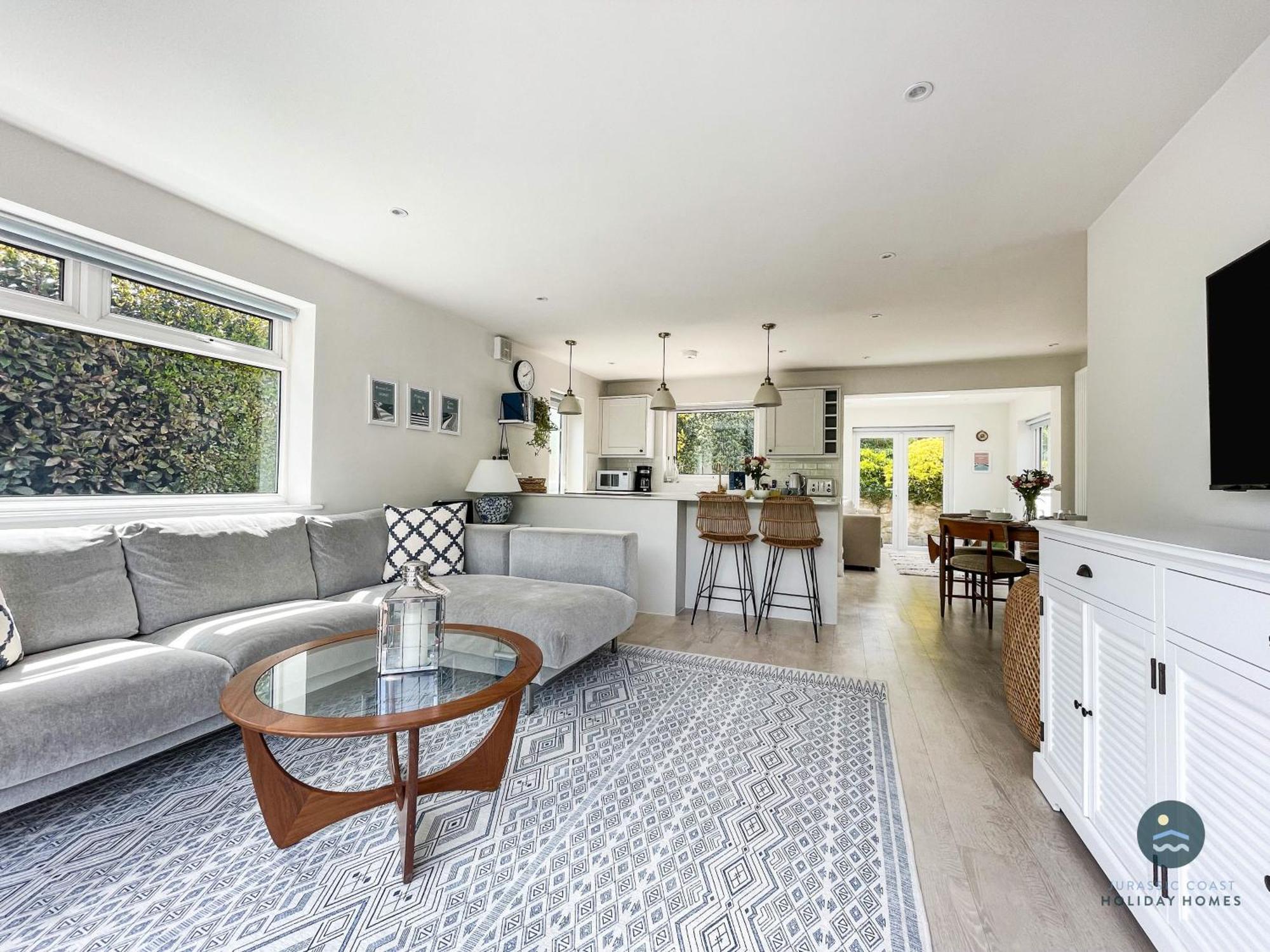 Seafeathers - Luxury Holiday Home With Sea Views Overcombe ภายนอก รูปภาพ