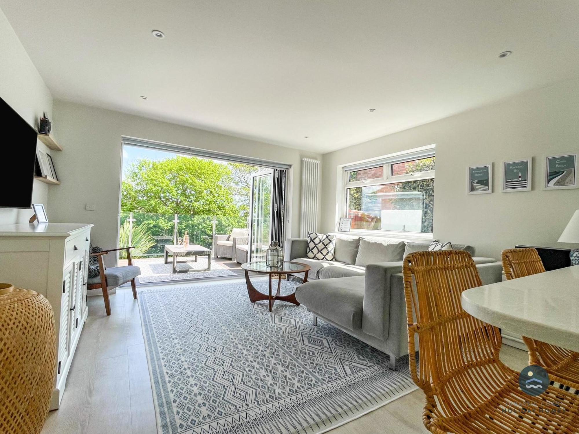 Seafeathers - Luxury Holiday Home With Sea Views Overcombe ภายนอก รูปภาพ